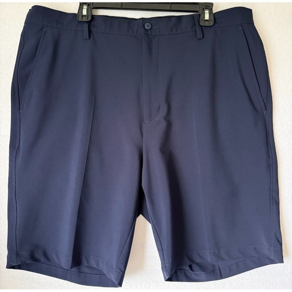 FootJoy  Golf Shorts Men W40 Blue Performance Stretch Flat Front Classic Casual